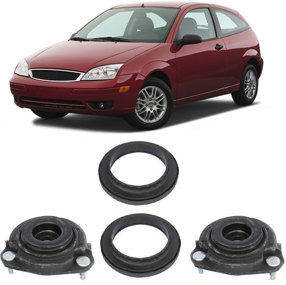 Kit Coxim Amortecedor Dianteiro Focus 2000 2001 2002 2003 2004 2005 2006 2007 2008