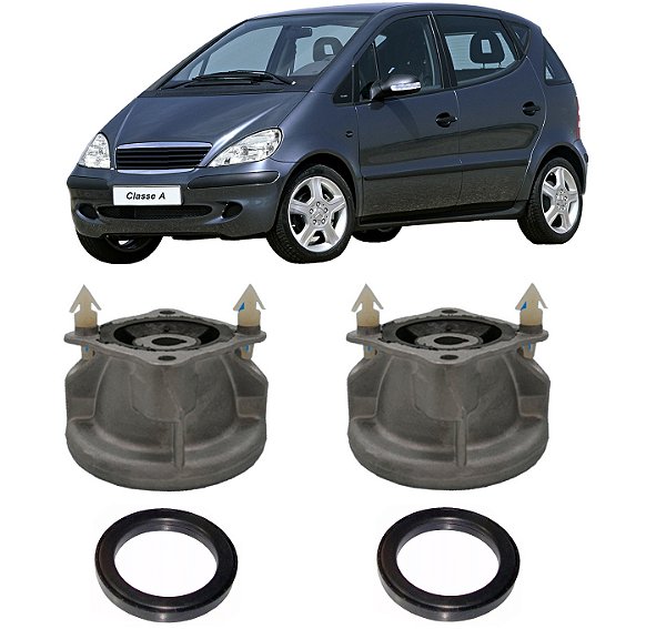 Kit Rolamento Coxim Amortecedor Dianteiro Mercedes Classe A 160 190 1999 2000 2001 2002 2003 2004 2005