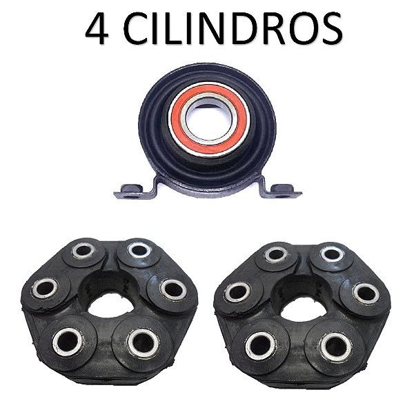KIT COXIM EIXO MANCAL CARDAN OMEGA/SUPREMA 93/98 MTR.4CC(FLANGE ANTI VIBRACAO)