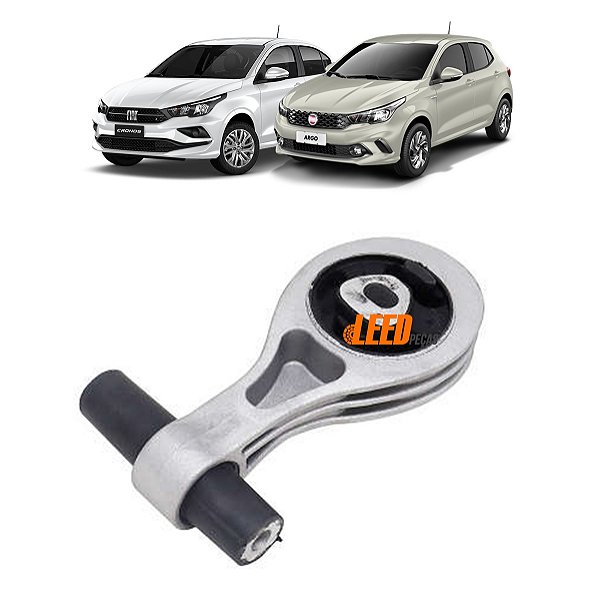 Calço Coxim Suporte Limitador Torção Motor Traseiro Câmbio Fiat Argo 1.3 2017 2018 2019 2020 2021 Cronos 1.3 2017 2018 2019 2020 2021 Strada 1.3 2020 2021 2022