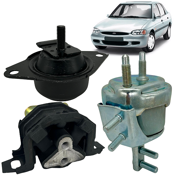 Kit Coxim Motor Cambio Escort Zetec 1.8 16v 1997 1998 1999 2000 2001 2002 2003 2004