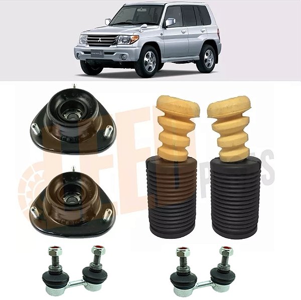 Kit Bieleta Coxim Amortecedor Dianteiro Pajero Tr4 IO 2003 2004 2005 2015