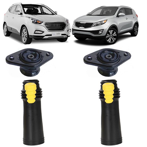 Kit Coxim Amortecedor Traseiro IX35 Sportage 10 2011 2012 13