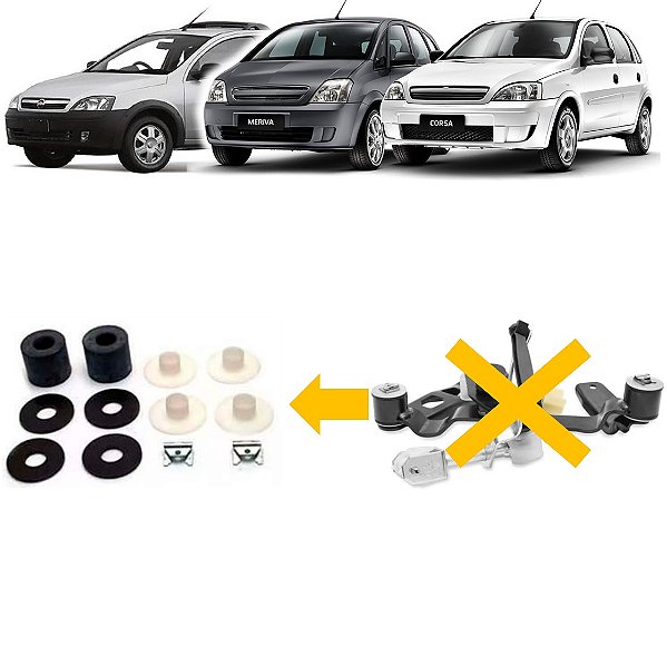 KIT REPARO TRAMBULADOR CORSA 02/...MERIVA 03/...MONTANA 04/...