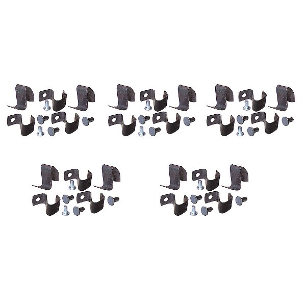 5 Kit Grampo Pino Fixação Calota Roda 5 Furo Kombi Fusca