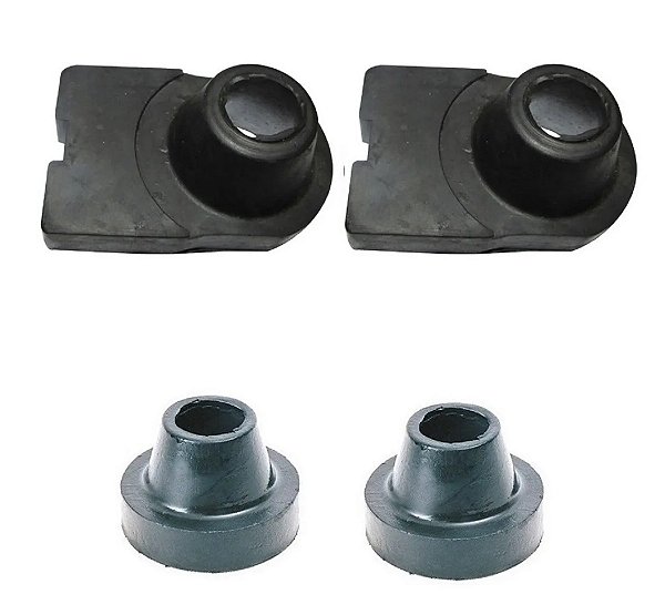 Kit 4 Calços Batentes Borracha Travessa Quadro Opala Todos