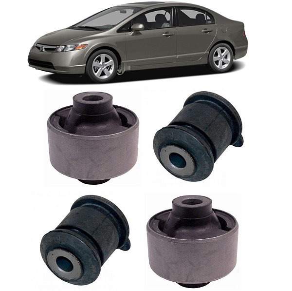 Kit Buchas Bandeja Balança Dianteira Honda New Civic 2006...