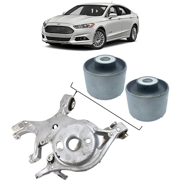 Kit Bucha bandeja traseira Fusion Titanium 2013 2014 2015 2016 2017 2018 2019 2020