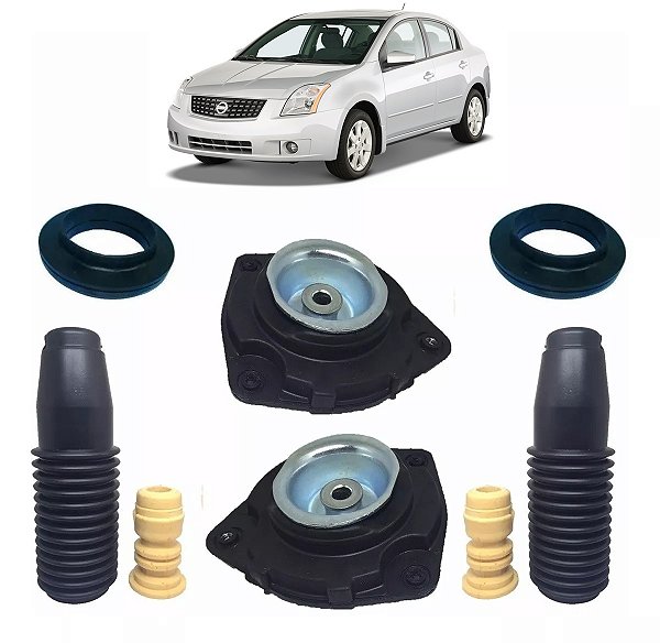 Kit Coxim Batente Coifa Amortecedor Dianteiro Sentra 08 09