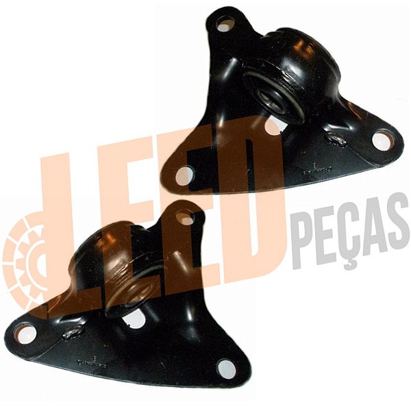 Kit Coxim Bucha Bandeja Dianteira New Fit City 2009 2010 2011 2012 2013 2014