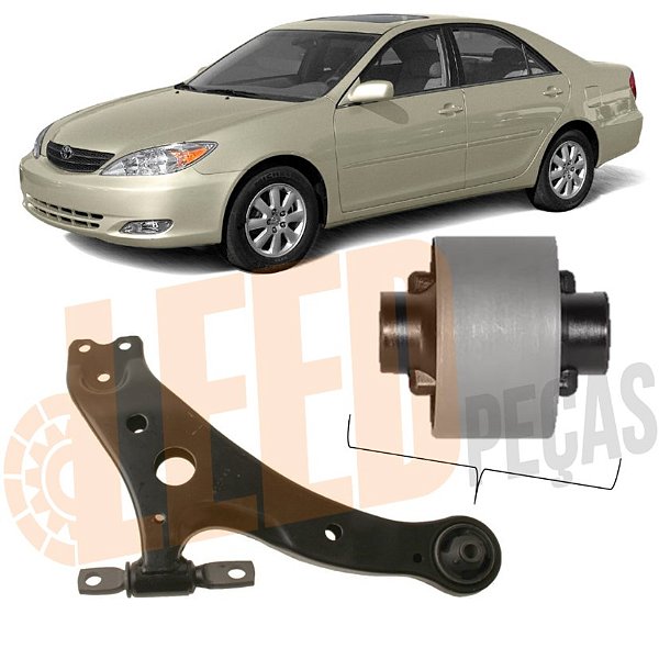 Bucha Inferior Bandeja Dianteira Toyota Camry 2002 2003 2004 2005 2006 2007 2008 2009 2010 2011 2012 (Ø14,3 X 60,4 X 33)