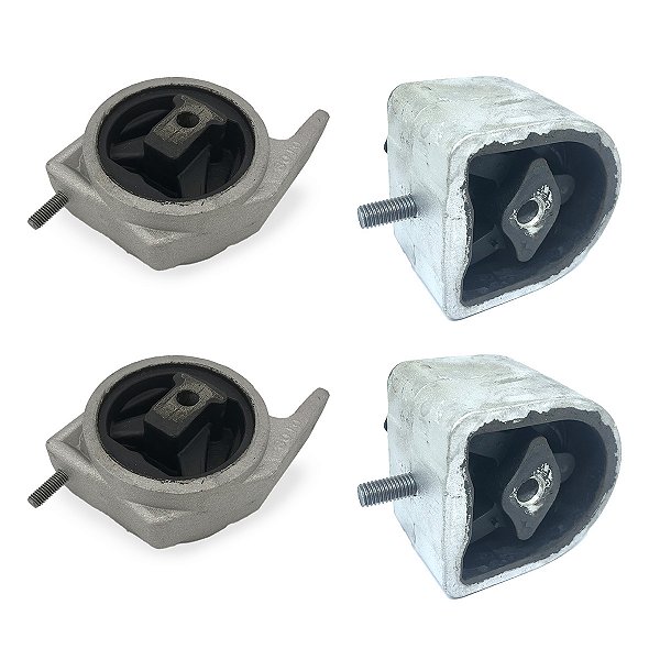Kit 4 Calço Coxim Motor Câmbio Mercedes Classe A 160 1999 2000 2001 2002 2003 2004 2005 Classe A 190 2000 2001 2002 2003 2004