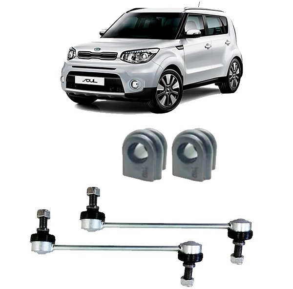 Kit Bieleta Bucha Barra Dianteira Soul 2011 2012 2013 2014