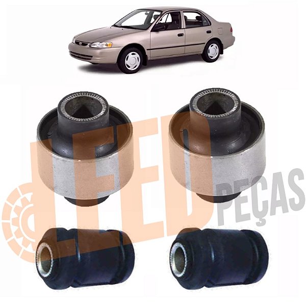 Kit Bucha Bandeja Dianteira Corolla 1997 1998 1999 2001 2002