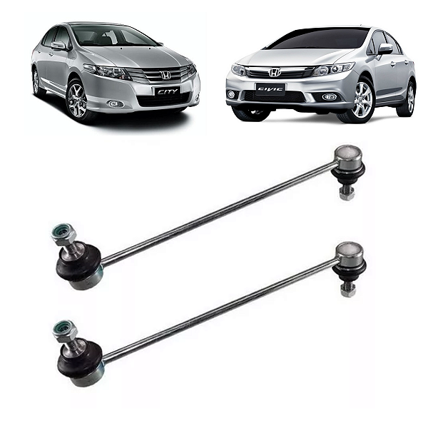 kit par BIELETA BARRA DIANT.DIR./ESQ. HONDA NEW  FIT/CITY 2010/... CIVIC 2012/...