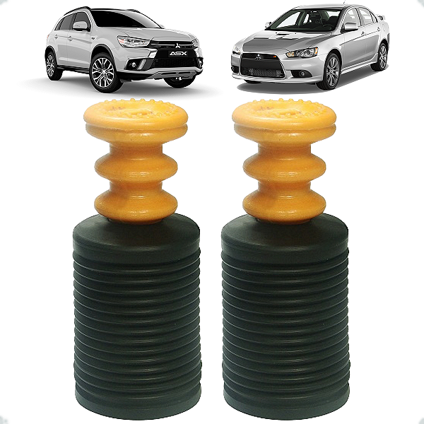 Kit Batente Coifa Amortecedor Dianteiro Asx Lancer