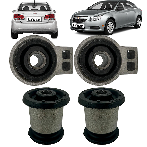 Kit Bucha Traseira Dianteira Bandeja Cruze 2011 2012 13 14