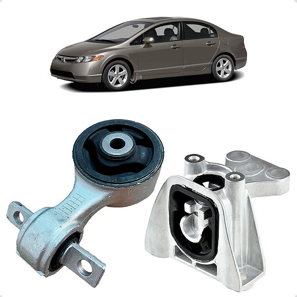 Kit Coxim Calco Motor Câmbio Honda Manual New Civic 2006/...