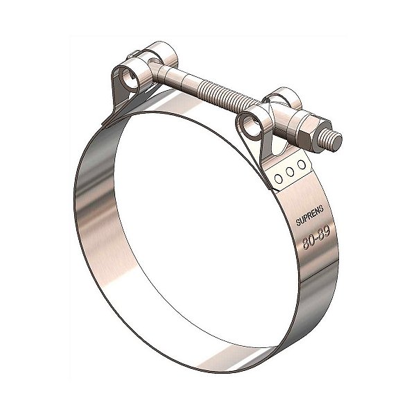 Kit 5 Abraçadeiras Tucho Inox Suprens 32x38mm Fita 20mm