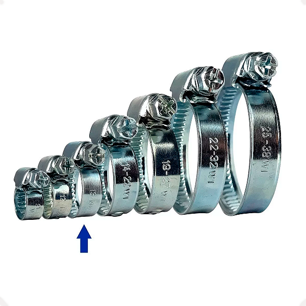 Kit 20 Abraçadeiras Variadas Inox