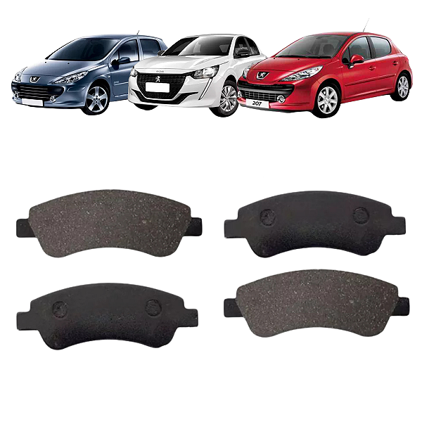 Pastilha Freio Dianteira Peugeot 206 208 307 Citroen C3 C4 XSARA 1999