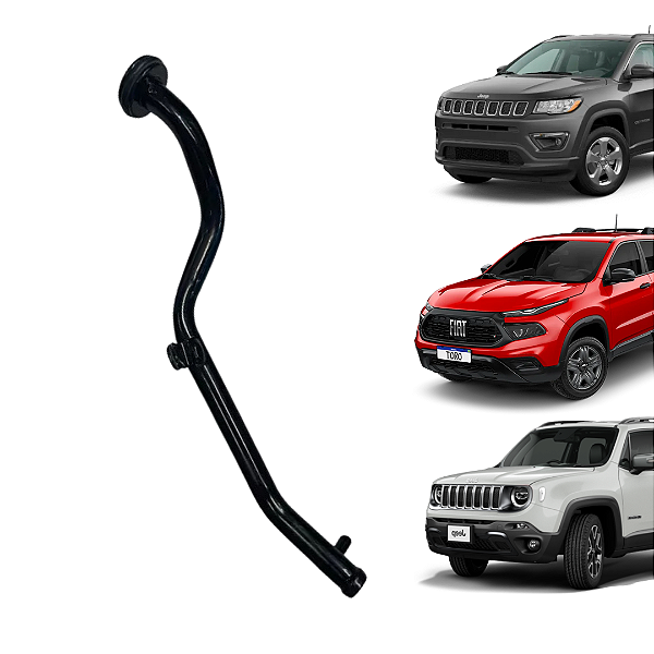 Tubo Cano Água Refrigeração Fiat Toro Jeep Compass Renegade