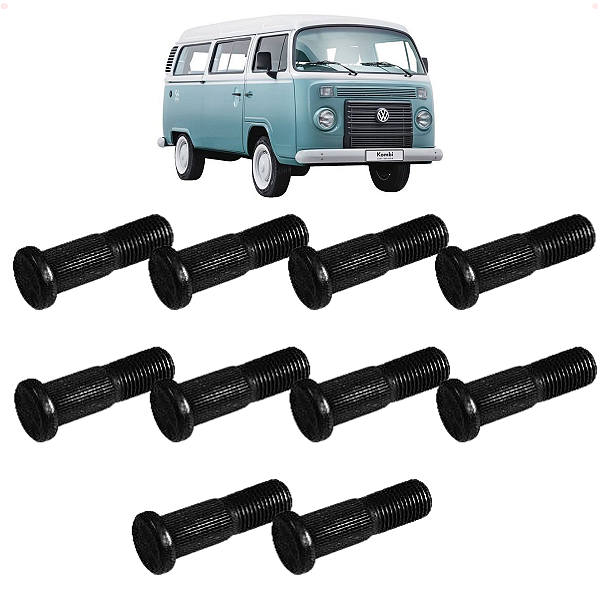 Kit 10 Parafuso Roda Dianteira (longo) M14x1,50x46