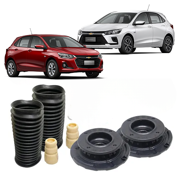 Kit Coxim Batente Dianteiro Onix Plus Turbo 2019 em diante
