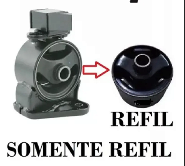 Bucha Refil Coxim Frontal Motor Santa Fé 2.4/3.5 V6 2006 A 2012