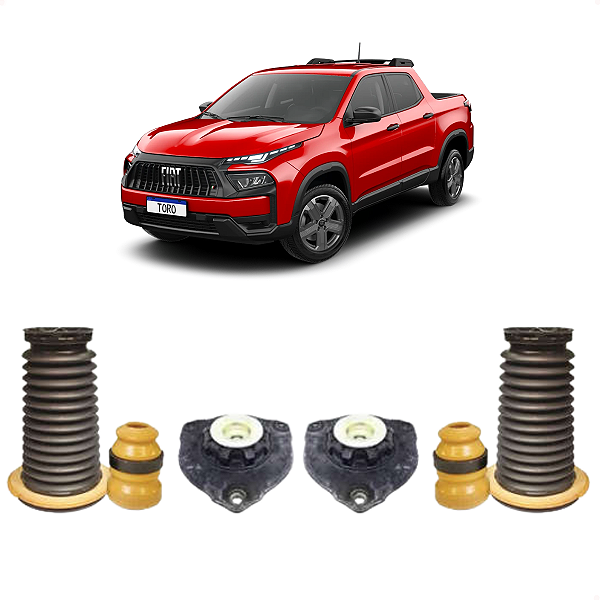 Kit Par Amortecedor Dianteiro Fiat toro 2016 Em Diante (Sem Rolamento)