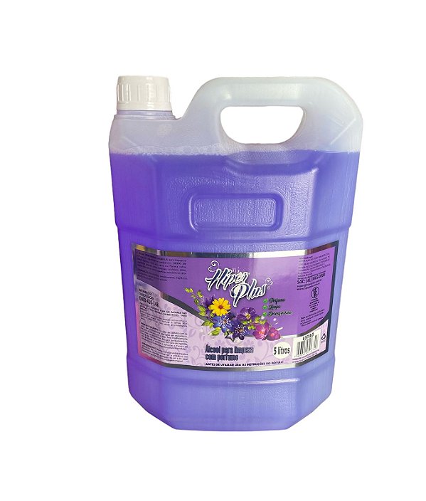 ÁLCOOL PERFUMADO 5 L - ESTILO *Limpeza e perfume de superfícies e ambientes *Secagem rápida nos pisos cerâmicos