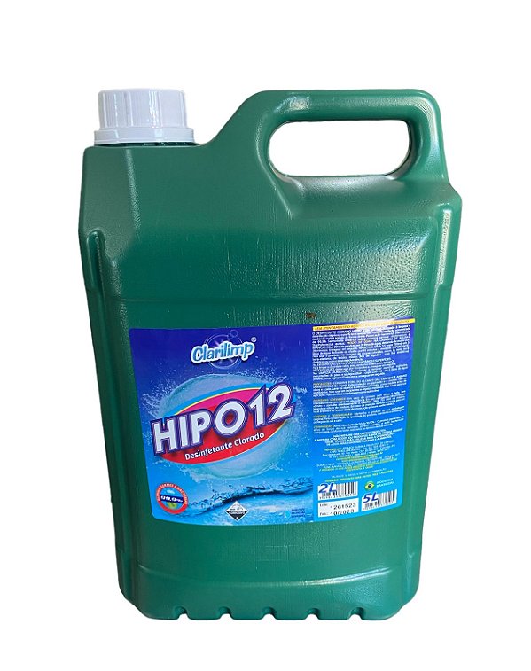 HIPOCLORITO HIPO12 CLARILIMP 5 L * Limpeza e desinfeção de superfícies
