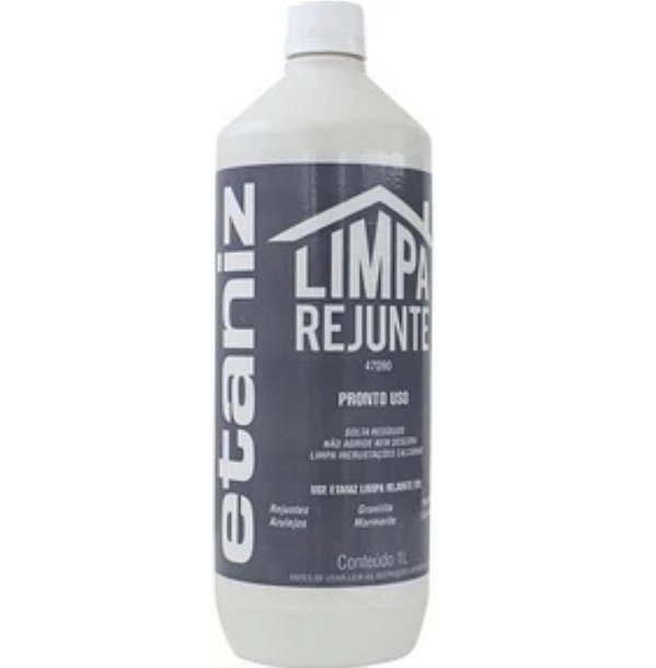 LIMPA REJUNTE ETANIZ 1L * Solta resíduos * Limpa incrustações calcárias