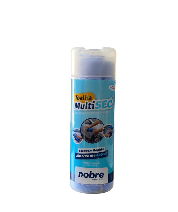 TOALHA MULTISEC 66cm x 43cm AZUL NOBRE  * Limpa sem manchar * Não solta resíduos * Máxima absorção até 400ml