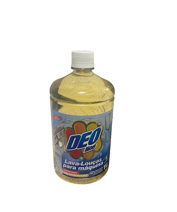 LAVA LOUÇAS PARA MÁQUINA – CONCENTRADO 1 L DEO LINE * Concentrado * Ação anti-incrustante
