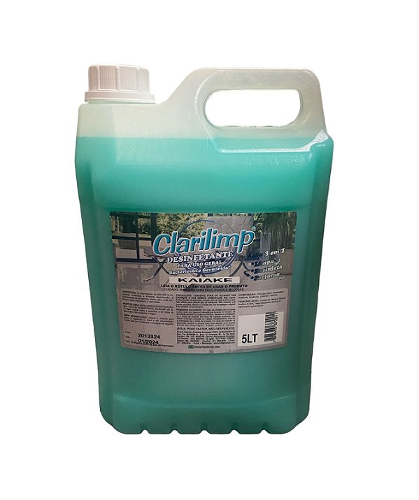 DESINFETANTE KAIAK 5 L CLARILIMP * Limpa * Desinfeta * Perfuma * Bactericida e Germicida