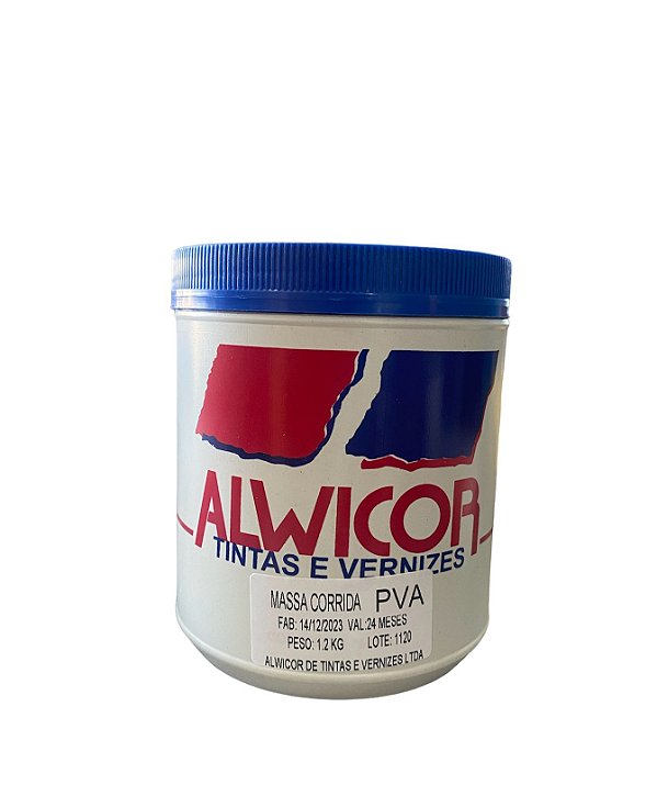 MASSA CORRIDA PVA 1,2 KG ALWICOR