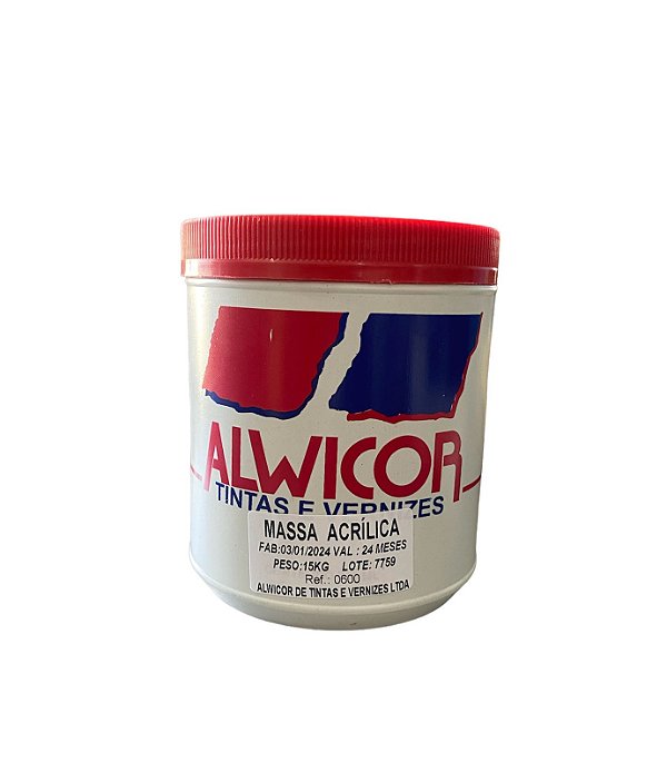 MASSA ACRÍLICA 1,2 KG ALWICOR