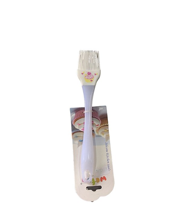 PINCEL CULINÁRIO DE SILICONE BRANCO 23 CM WEFUN