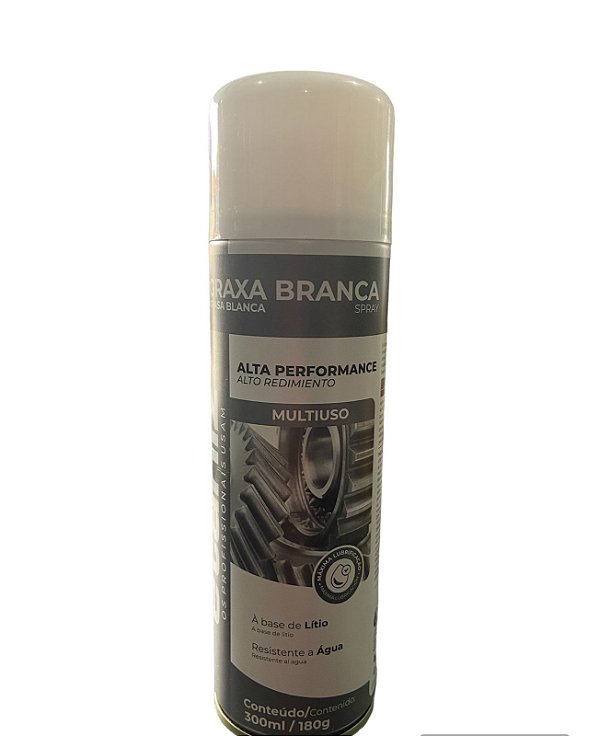 GRAXA BRANCA SPRAY 300ML ETANIZ * Alta performance e rendimento * À base de Lítio * Resistente a água
