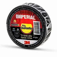 FITA ISOLANTE 3M IMPERIAL 18MM X 20M  * Marca 3M * Resistente a chamas