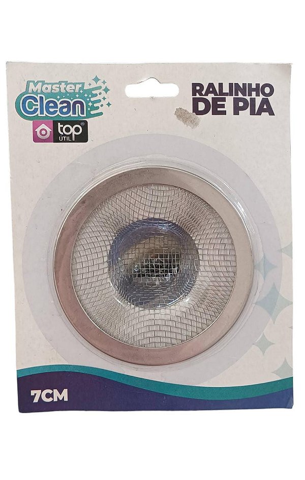 RALINHO PARA LAVATÓRIO TANQUE OU PIA  * Borda em alumínio * Diâmetro externo da borda = 7 cm