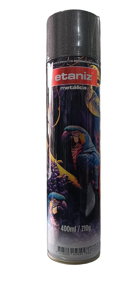 TINTA SPRAY 400ML GRAFITE  METÁLICA ETANIZ