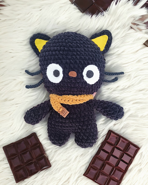 Chococat amigurumi pelucia