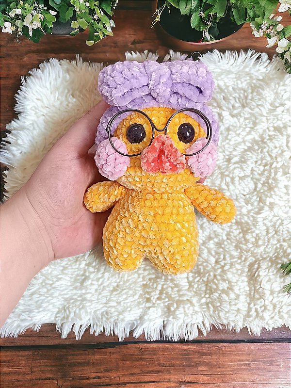 Paper Duck Lalafanfan Amigurumi pelucia