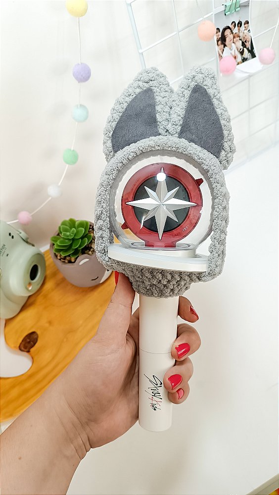 Capa para Lighstick stray kids Nachimbong  Wolfchan Bangchancroche amigurumi