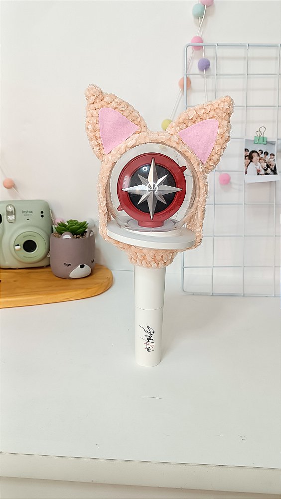 Capa para Lighstick stray kids Nachimbong  FoxL.ny Jeongin I.N. amigurumi skzoo