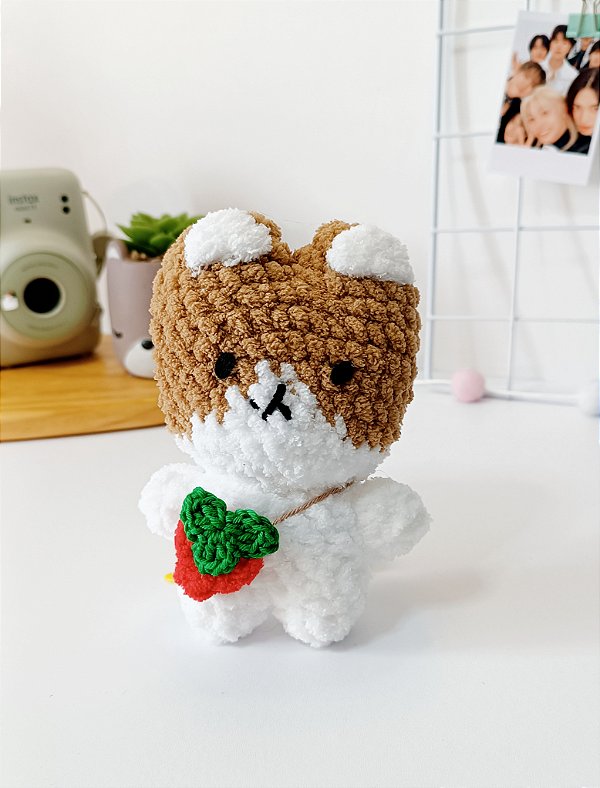 Teolaegi Baekhyun EXO mascote crochê amigurumi