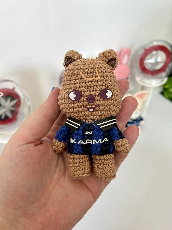 Quokka Han - Stray Kids Skzoo Karma Edition crochet amigurumi