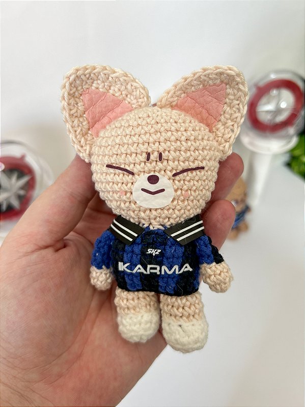 Foxy IN - Stray Kids Skzoo Karma Edition crochet amigurumi